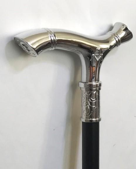 Luxe Wandelstok Vrijmetselaars Zilver✨😍😎🎁🤗💑⚡🤝, Diversen, Wandelstokken, Zo goed als nieuw, Verstelbaar, Ophalen of Verzenden