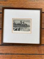 Ets Frans van Leeuwen geb 14-09-1933, Antiek en Kunst, Kunst | Etsen en Gravures, Verzenden