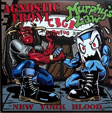 Agnostic Front / Murphy's Law – New York Blood (7" Green) beschikbaar voor biedingen