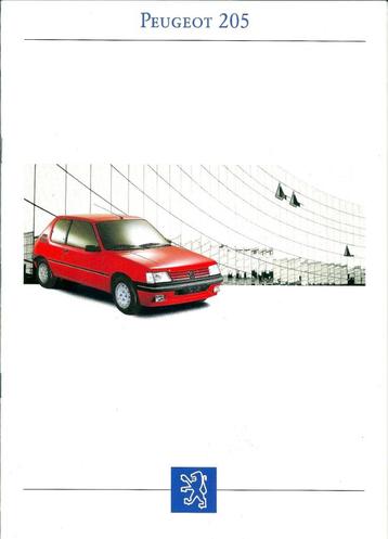 Folder Peugeot 205 1993 beschikbaar voor biedingen