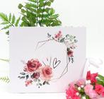Gastenboek met prachtige rozen erop., Ophalen of Verzenden, Nieuw, Feestartikel, Geboorte of Huwelijk