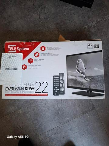 TELE System TV 22LED07 T2 S2 HEVC beschikbaar voor biedingen