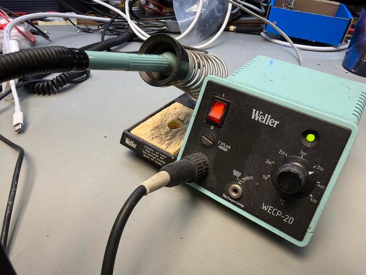 Weller WECP-20 Soldeerstation, Hobby en Vrije tijd, Elektronica-componenten, Gebruikt, Ophalen of Verzenden