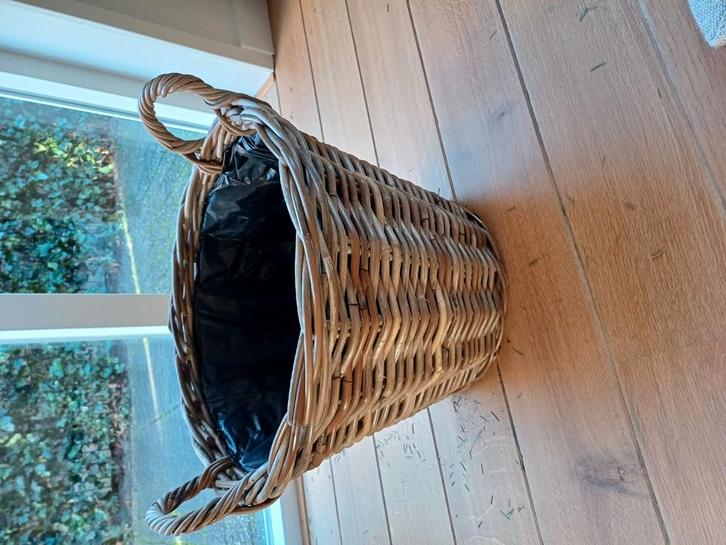 wilgentenen kerstboom manden, Huis en Inrichting, Woonaccessoires | Schalen en Manden, Zo goed als nieuw, Rond, Overige materialen