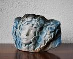Art Deco Kubistische Stijl Keramiek Sculptuur Vaasje 15,5 cm, Antiek en Kunst, Antiek | Keramiek en Aardewerk, Ophalen of Verzenden