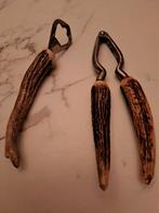 Hertshoorn opener en notenkraker set, Ophalen of Verzenden, Gebruikt