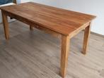 Eettafel Teakhout met 6 stoelen, Huis en Inrichting, Tafels | Eettafels, Ophalen, Gebruikt, Teakhout, 50 tot 100 cm
