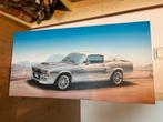 Canvas schilderij met auto Ford Mustang Shelby, Ophalen, Overige typen, Zo goed als nieuw, 100 tot 125 cm