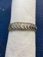 Armband van 20 Zilveren Dubbeltjes, Ophalen of Verzenden, Zilver