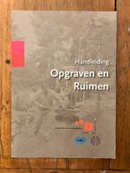 Handboek Opgraven en Ruimen - uitvaart - begraven, Boeken, Ophalen of Verzenden, Zo goed als nieuw, Overige niveaus