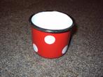 Antiek emaille kan / beker / brocante / vintage, Ophalen of Verzenden