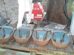 Emaille drinkbakjes, Ophalen, Gebruikt