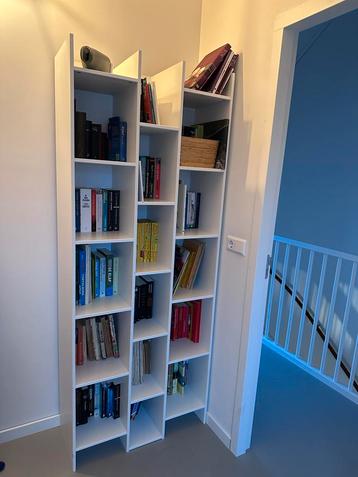 Witte Woood Boekenkast - 200x80cm beschikbaar voor biedingen