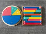 2 Houten reken plankjes, Ophalen of Verzenden, Zo goed als nieuw, Puzzelen