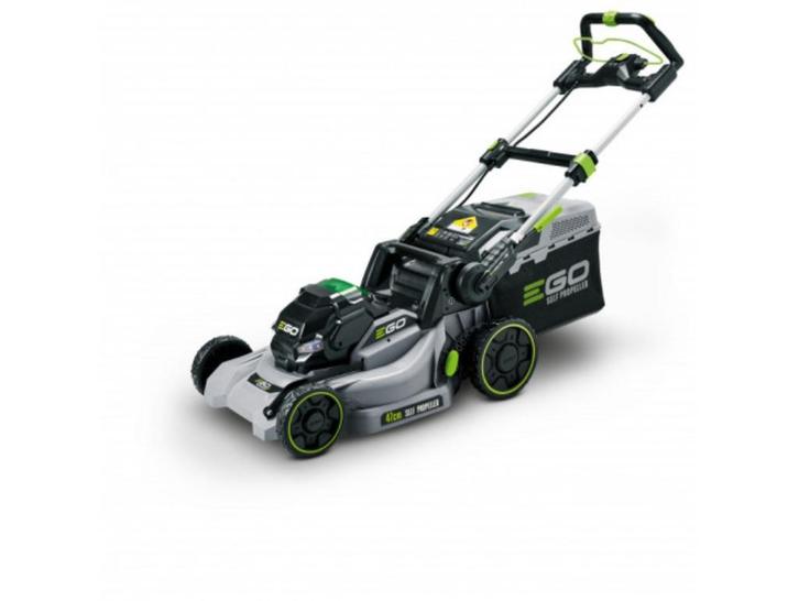 EGO LM1702E-SP accu gazonmaaier actie incl. accu / lader, Tuin en Terras, Grasmaaiers, Nieuw, 40 t/m 49 cm, Cirkelmaaier, Opvangzak
