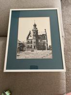 Print Oude Stadhuis Gennep., Antiek en Kunst, Kunst | Tekeningen en Foto's, Ophalen of Verzenden
