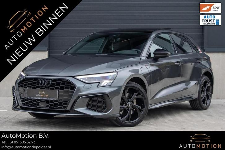 Audi A3 Sportback 45 TFSI e S edition Comp. PANO B&O S line, Auto's, Audi, Bedrijf, Te koop, A3, ABS, Achteruitrijcamera, Adaptive Cruise Control
