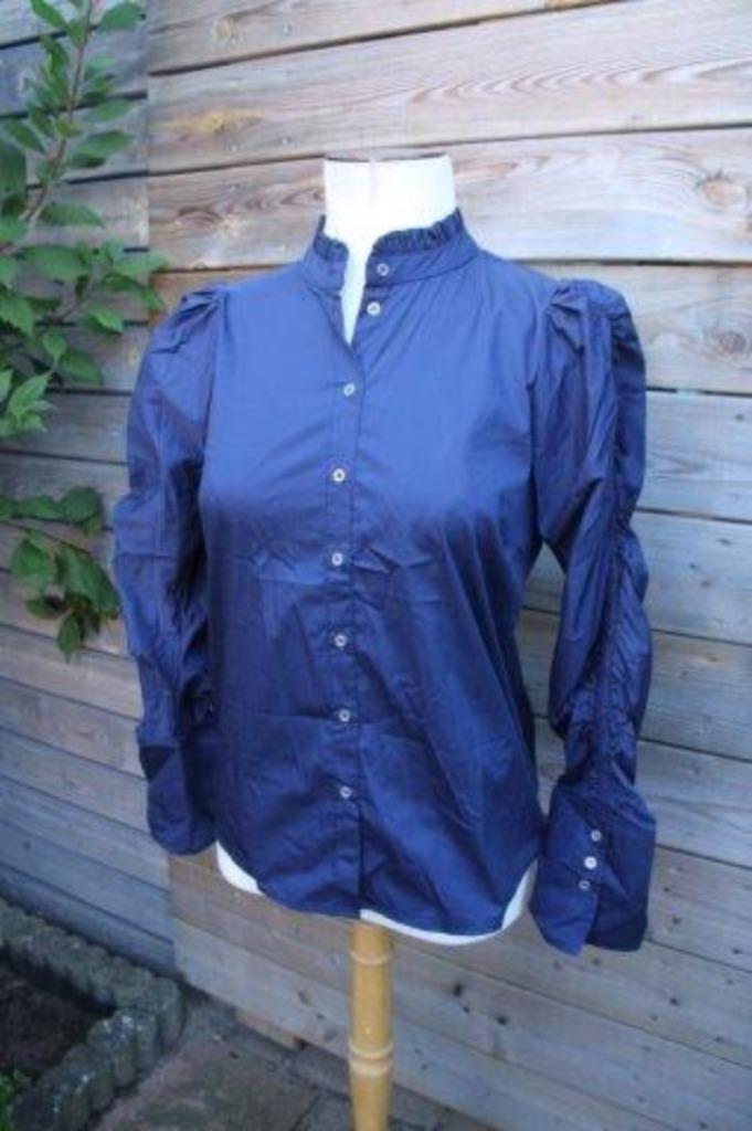Blouse donkerblauw Co'Couture mt S Vaste prijs, Kleding | Dames, Blouses en Tunieken, Zo goed als nieuw, Maat 36 (S), Blauw, Ophalen of Verzenden