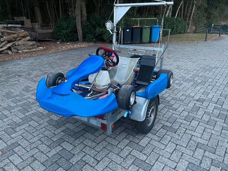 TM schakelkart 125cc MS frame volledige Hobby, Sport en Fitness, Karting, Zo goed als nieuw, Kart, Ophalen