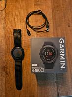 Garmin Fenix 6 solar 51mm, Sieraden, Tassen en Uiterlijk, Sporthorloges, Gebruikt, Zwart, Garmin, Ophalen of Verzenden