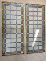 Glas in lood ramen - 2 stuks, Ophalen, Gevelraam of Ruit, 80 tot 120 cm, Zo goed als nieuw