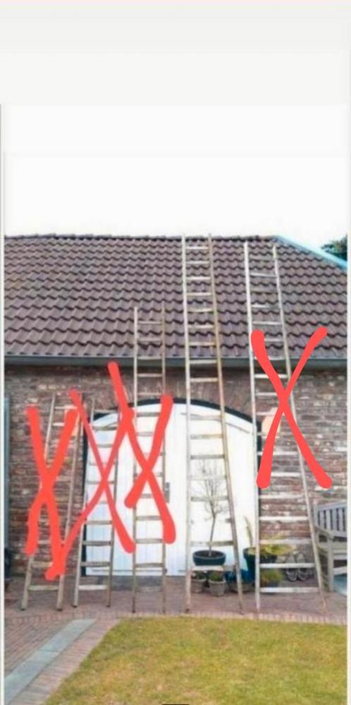 Houten ladders (voor decoratief gebruik), Antiek en Kunst, Curiosa en Brocante, Ophalen