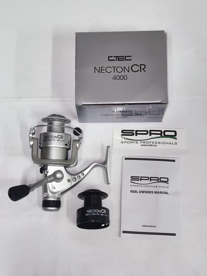 Spro Necton CR 4000 Molen 2-Lagers + Reserve Spoel - Nieuw !, Watersport en Boten, Hengelsport | Witvissen, Nieuw, Molen, Ophalen of Verzenden
