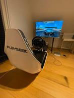 F1 Playseat wit met T300 RS GT edition en TV standaard, Stuur of Pedalen, Zo goed als nieuw, Ophalen, PlayStation 5