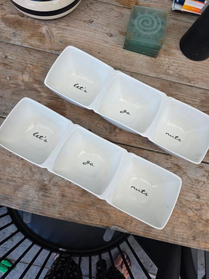 Riviera Maison Let's Go Nuts Schalen Set, Huis en Inrichting, Woonaccessoires | Schalen en Manden, Zo goed als nieuw, Schaal, Rechthoekig