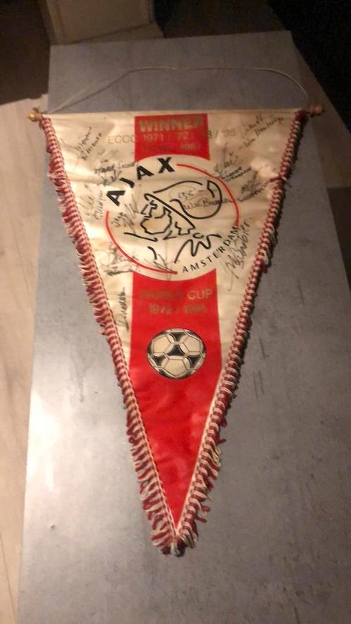 Ajax vaantje world cup 1972/1995, Diversen, Vlaggen en Wimpels, Zo goed als nieuw, Ophalen of Verzenden