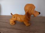 Vintage hond zachte rubber jaren 50, Antiek en Kunst, Antiek | Speelgoed, Ophalen of Verzenden