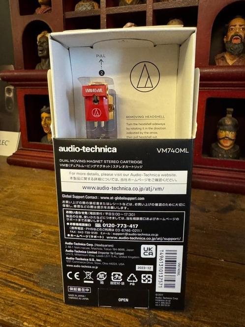 topklasse Audio-Technica VM740ML MM-element nieuw in doos, Audio, Tv en Foto, Platenspelers, Nieuw, Platenspeler-onderdeel, Overige merken