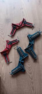 4 Hoeklijmklemmen voor houtbewerking, Ophalen of Verzenden, Gebruikt
