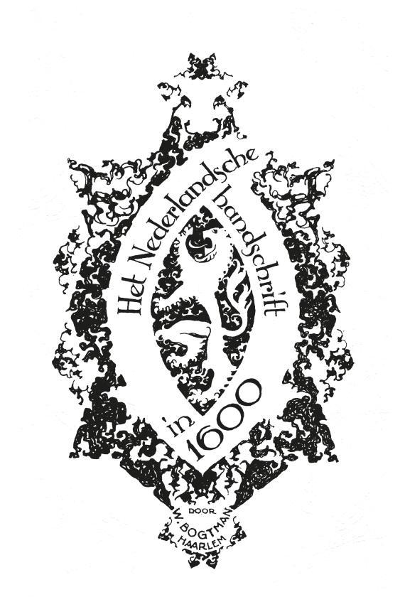 paleografie Het Nederlandsche Handschrift Anno 1600 Bogtman, Boeken, Geschiedenis | Wereld, Nieuw, Europa, 20e eeuw of later, Ophalen of Verzenden