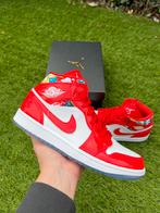 Air Jordan 1 Mid SE Barcelona - Zo goed als nieuw!, Wit, Ophalen of Verzenden, Sneakers of Gympen, Zo goed als nieuw