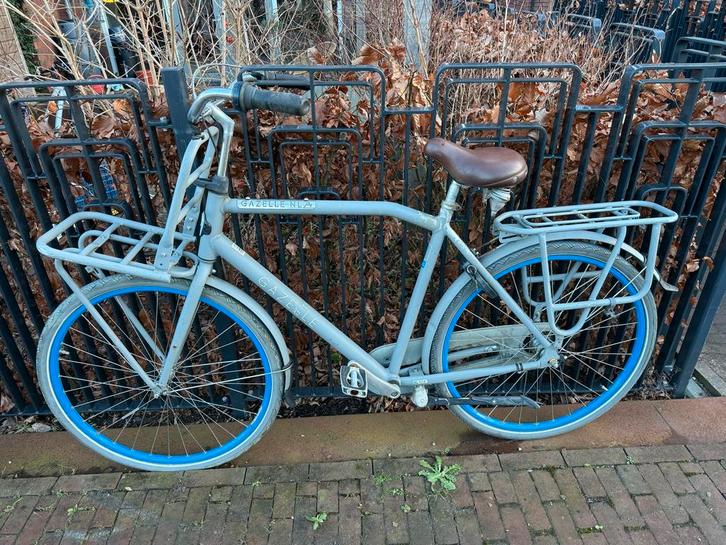 Gazelle Heavy Duty Herenfiets - Transportfiets, Fietsen en Brommers, Fietsen | Heren | Herenfietsen, Gebruikt, Gazelle, 57 tot 61 cm