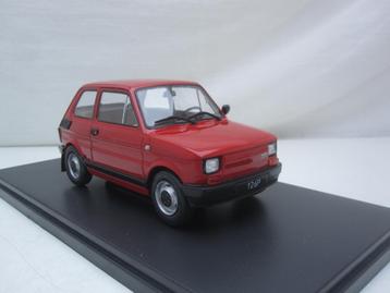 Fiat 126P 1985 1:24 Whitebox beschikbaar voor biedingen