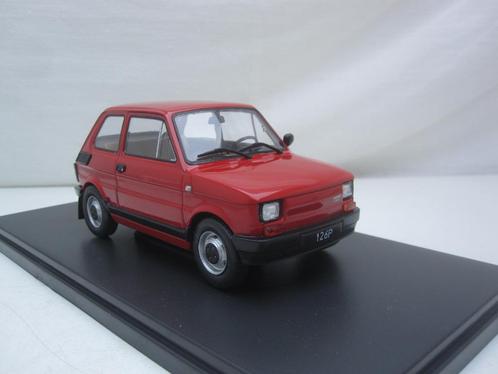 Fiat 126P 1985 1:24 Whitebox, Hobby en Vrije tijd, Modelauto's | 1:24, Nieuw, Auto, Overige merken, Ophalen of Verzenden