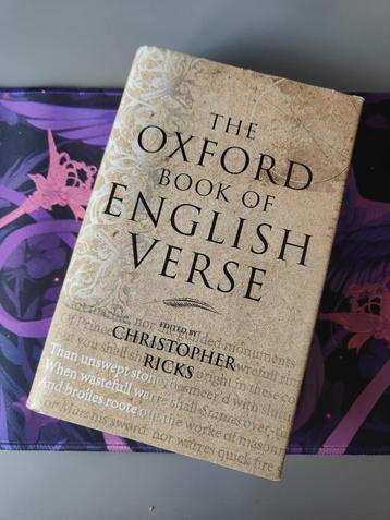 The Oxford Book of English Verse beschikbaar voor biedingen