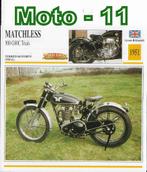 Ma1165 motorkaart matchless 500 g80c trials ( 1951 ) -, Verzamelen, Ophalen of Verzenden, Zo goed als nieuw
