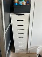 Ikea Alex Ladekast - Wit - 7 Lades, Huis en Inrichting, 5 laden of meer, 100 tot 150 cm, Ophalen of Verzenden, Zo goed als nieuw