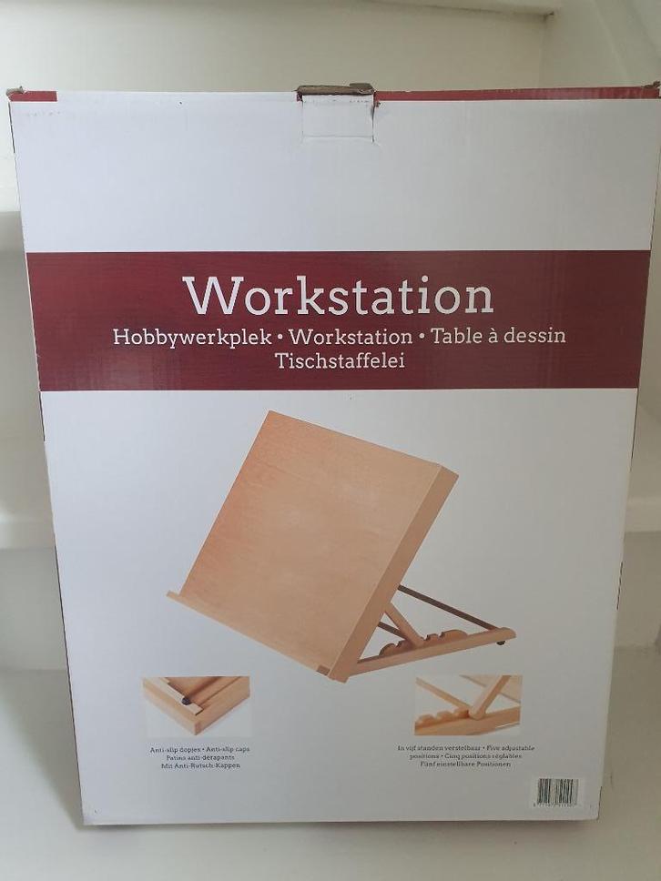 Tafelezel / Tekentafel Workstation klein, Hobby en Vrije tijd, Tekenen, Overige typen, Ophalen of Verzenden