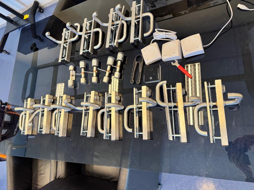 Dom Eniq slotensysteem, Doe-het-zelf en Verbouw, Hang- en Sluitwerk, Ophalen, Gebruikt, Rvs, Overige typen