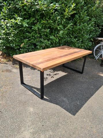 Nieuwe eettafel mangohout 200x100cm u-poot nu €200 beschikbaar voor biedingen