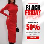 Black Friday Sale – Alle jurken €29 of 2 voor €50!, Kleding | Dames, Maat 38/40 (M), Zwart, Nieuw, Ophalen of Verzenden