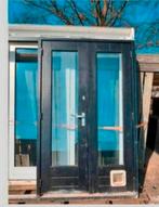 Houten kozijn hardhouten tuindeuren dubbelglas, Doe-het-zelf en Verbouw, Kozijnen en Schuifpuien, 75 tot 150 cm, Raamkozijn, Ophalen of Verzenden