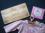 PYROGRAFIE creamar houten kledinghanger met baby naam, Ophalen of Verzenden, Nieuw, Kraamcadeau