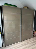 Grote kledingkast met schuifdeuren, Ophalen, Gebruikt, 200 cm of meer, Met hangruimte