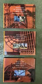 J. Oosterhoff - Bruggen in Nederland 1800-1940  driedelig, Ophalen of Verzenden, Zo goed als nieuw, J. Oosterhoff