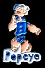 Popeye pin- blauw wit, Verzamelen, Speldjes, Pins en Buttons, Ophalen of Verzenden, Nieuw, Figuurtje, Speldje of Pin